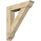Ekena Millwork Traditional Traditional Rough Sawn Bracket w/ Offset Brace, Douglas Fir, 8"W x 36"D x 40"H BKT0806X36X40TRA01RDF - alternate 1
